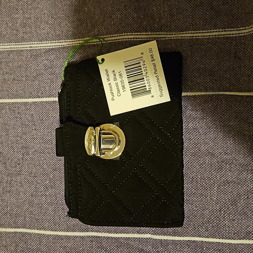 Vera Bradley Pushlock wallet NWT